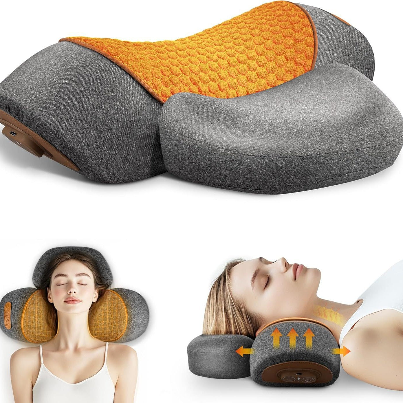 NeckEase™ Heated Cervical Massage Pillow