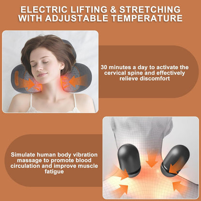 NeckEase™ Heated Cervical Massage Pillow